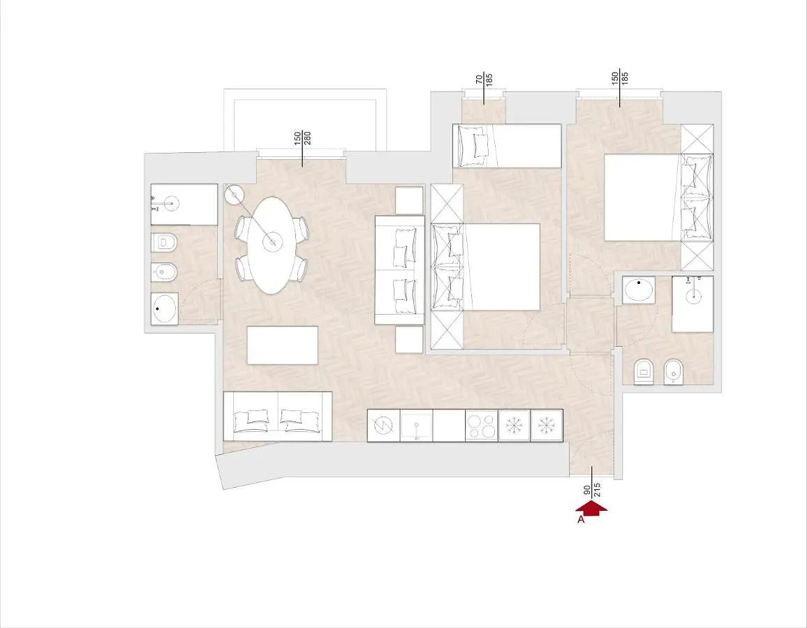 Marcora 6 V Luxury Living Apartment Milan Italy